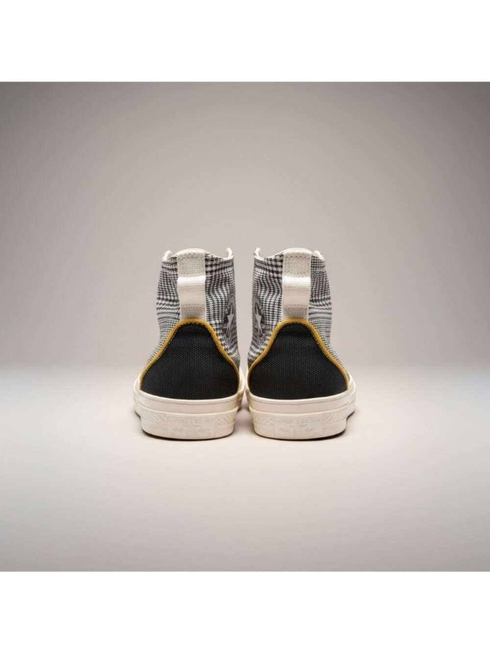 Converse Chuck 70 Hacked Fashion Hi Plaid Sneakers Black Yellow 8.5 M 10.5 W - Picture 4 of 8